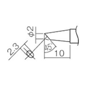 白光 T12-BC2Z 白光 こて先 2BC型(Z)