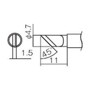 白光 T12-KR 白光 こて先 KR型