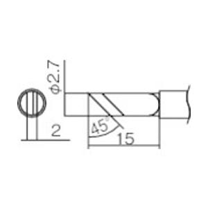 白光 T12-K 白光 こて先 K型