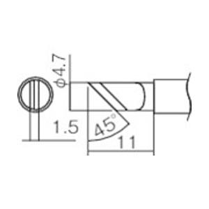 白光 T12-KL 白光 こて先 KL型