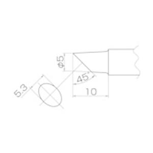 白光 こて先　5C型　T20C5