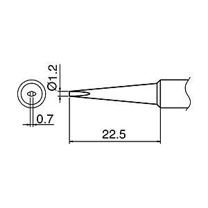 白光 こて先　1.2DL型　T18DL12