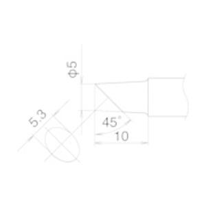 白光 こて先　5C型　T22C5