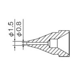 白光 白光　SS型　ノズル／0．8mm　N61-02