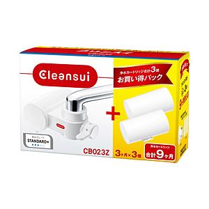 三菱ケミカルクリンスイ クリンスイ 蛇口直結型浄水器 CBシリーズ カードリッジ3本入り  ホワイト...