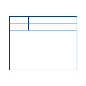 土牛産業 ＤＯＧＹＵ　ビューボードホワイトＤ−２Ｗ用プレート（枠のみ）