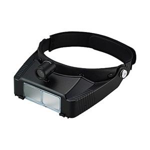 3.5倍 BM-120LD BM120LD 池田レンズ LEDライト付ヘッドルーペ