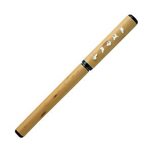 あかしや 天然竹筆ペン 猫/透明ケース AK2700MP-57