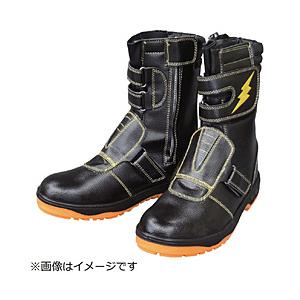 福山ゴム工業 福山ゴム　キャプテンプロセフティー　３　ブラック　２４．０