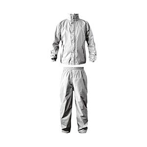 カジメイク カジメイク　ブリザテックレインスーツ　シルバー　５Ｌ   7740-71-5L     ...