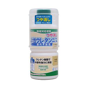 和信ペイント 水性ウレタンニス つや消しクリヤー 300ml