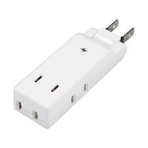 ヤザワ 雷ガードアダプター（2ピン式・4個口）　Y02CMK400WH　ホワイト