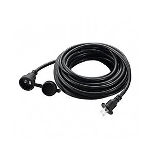 ヤザワ 防雨型延長コード（1個口・10m） H7RP1010BK ブラック