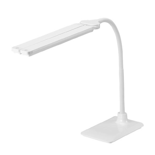 ヤザワ LED2灯スタンドライト調光機能付き　SDL13D01WH　ホワイト    ［LED /昼光...