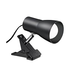ヤザワ 40形LED電球付属クリップライト CLL04D01BK 昼光色LED40W形相当電球付属 ...