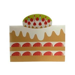 セキセイ フォトスタンド・カード＜ハーフ＞（ケーキ）　GPC-01H 【864】