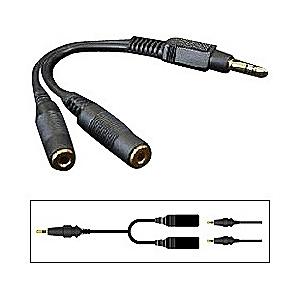 フジパーツ ステレオミニプラグ2分配アダプター AD-612