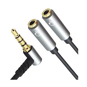 フジパーツ L型4極2分配ケーブル 20cm   AD628