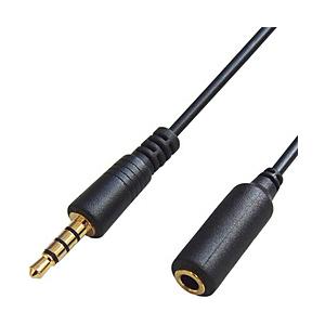 フジパーツ 3.5mm4極 ステレオミニ延長ケーブル 3m   FCA-S427-EN30 ［3.0...