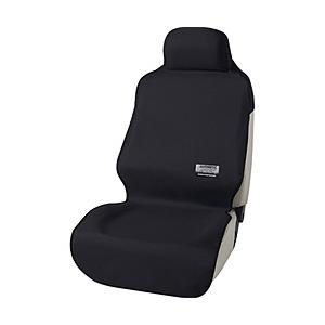 BONFORM 4361-10BK　シートカバー　ファインテックス　軽／普通車用　フロント用1枚入り　防水　取付簡単　丸洗いOK　カラー：ブラック
