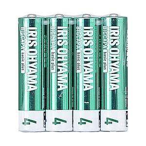 アイリスオーヤマ BIGCAPA basic+ 単4アルカリ乾電池4本パック    ［4本 /アルカ...