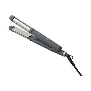 アイリスオーヤマ ヘアアイロン 2WAY ストレート＆カール micola（ミコラ） ダークグレー ...