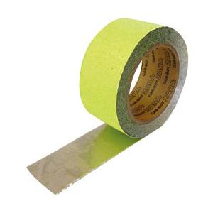 カーボーイ すべり止めテープザラザラ　蓄光【１巻】  蓄光黄緑