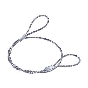 ニッサチェイン ニッサチェイン　ステンレスカットワイヤー　アルミカシメ　０．８１Ｘ９００ｍｍ　（１本...