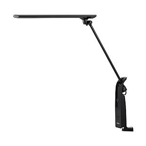 スワン電器 LEDアームライト 抗菌仕様 ブルーライトカット コンセント付き   AS-752BK