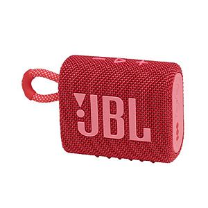 JBL(ジェービーエル) ブルートゥース スピーカー  レッド JBLGO3RED ［防水 /Bluetooth対応 /Wi-Fi非対応］ 【sof001】 [振込不可][代引不可]