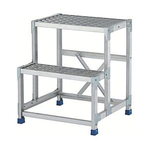 アルインコ アルインコ　作業台（天板縞板タイプ）２段   CSBC276S