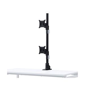 SANWA SUPPLY(サンワサプライ) 水平多関節液晶モニタアーム(上下2面)   CR-LA1...