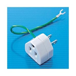 SANWA SUPPLY(サンワサプライ) 3P→2P変換アダプタ（ノイズフィルター付き）　TAP-...