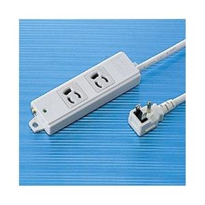 SANWA SUPPLY(サンワサプライ) 工事物件タップ（3P・2個口・1m）　TAP-K2L-1