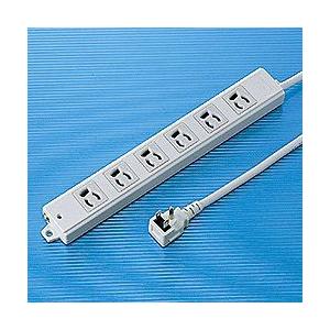 SANWA SUPPLY(サンワサプライ) 工事物件タップ （ホワイト・3P・6個口・3m）　TAP...