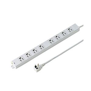 SANWA SUPPLY(サンワサプライ) 工事物件タップ（3P・8個口・3m)　TAP-K8L-3