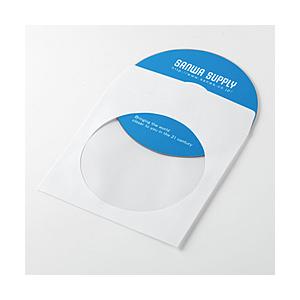 SANWA SUPPLY(サンワサプライ) DVD・CDペーパースリーブケース（100枚入・ホワイト...