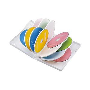 SANWA SUPPLY(サンワサプライ) Blu-ray/DVD/CD対応 トールケース 12枚収...