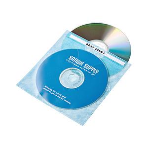SANWA SUPPLY(サンワサプライ) CD／DVD用不織布ケース （両面2枚収納×100枚セッ...