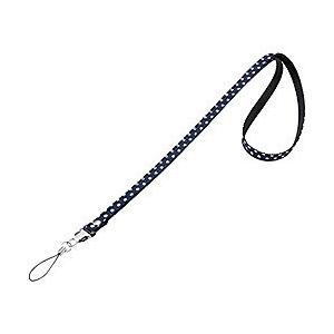 SANWA SUPPLY(サンワサプライ) ネックストラップ・水玉（ブルー）　DG-ST34BL