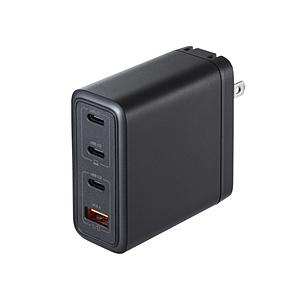 SANWA SUPPLY(サンワサプライ) AC-USB充電器 ノートパソコン・タブレットPC対応 ...