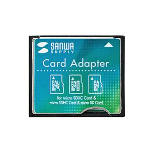 SANWA SUPPLY(サンワサプライ) ADR-MCCF microSD用CF変換アダプタ [振...