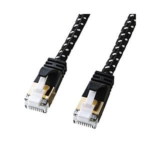 SANWA SUPPLY(サンワサプライ) KB-T7ME-01BKW カテゴリー7・10ギガビット...