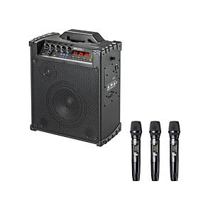 SANWA SUPPLY(サンワサプライ) ワイヤレスマイク付き拡声器スピーカー（バッテリー内蔵・ワ...