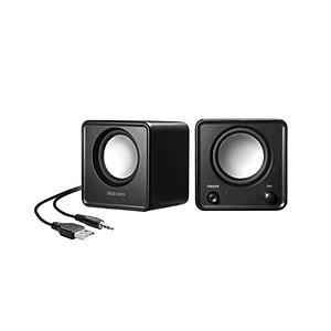 SANWA SUPPLY(サンワサプライ) MM-SPL23UBK PCスピーカー USB-A / ...