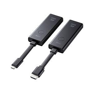 SANWA SUPPLY(サンワサプライ) 〔ワイヤレスHDMI〕送受信機セット(Type-C接続用...