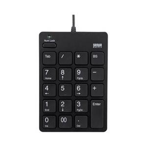 SANWA SUPPLY(サンワサプライ) USB2.0ハブ付テンキー（ブラック）　NT-18UH2...