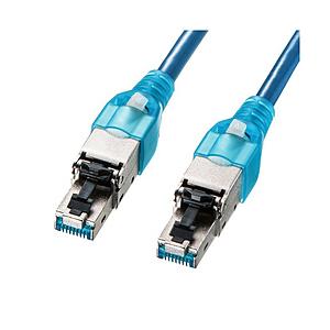 SANWA SUPPLY(サンワサプライ) 1m［カテゴリ6］LANケーブル 高性能H4　ブルー　KB-T6H4-01BL [振込不可]
