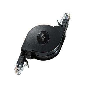 SANWA SUPPLY(サンワサプライ) リール〜1.5m LANケーブル 自動巻取り KB-MK...