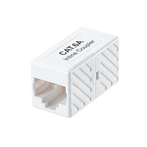 SANWA SUPPLY(サンワサプライ) RJ-45中継アダプタ（カテゴリ6A UTP）  ホワイ...